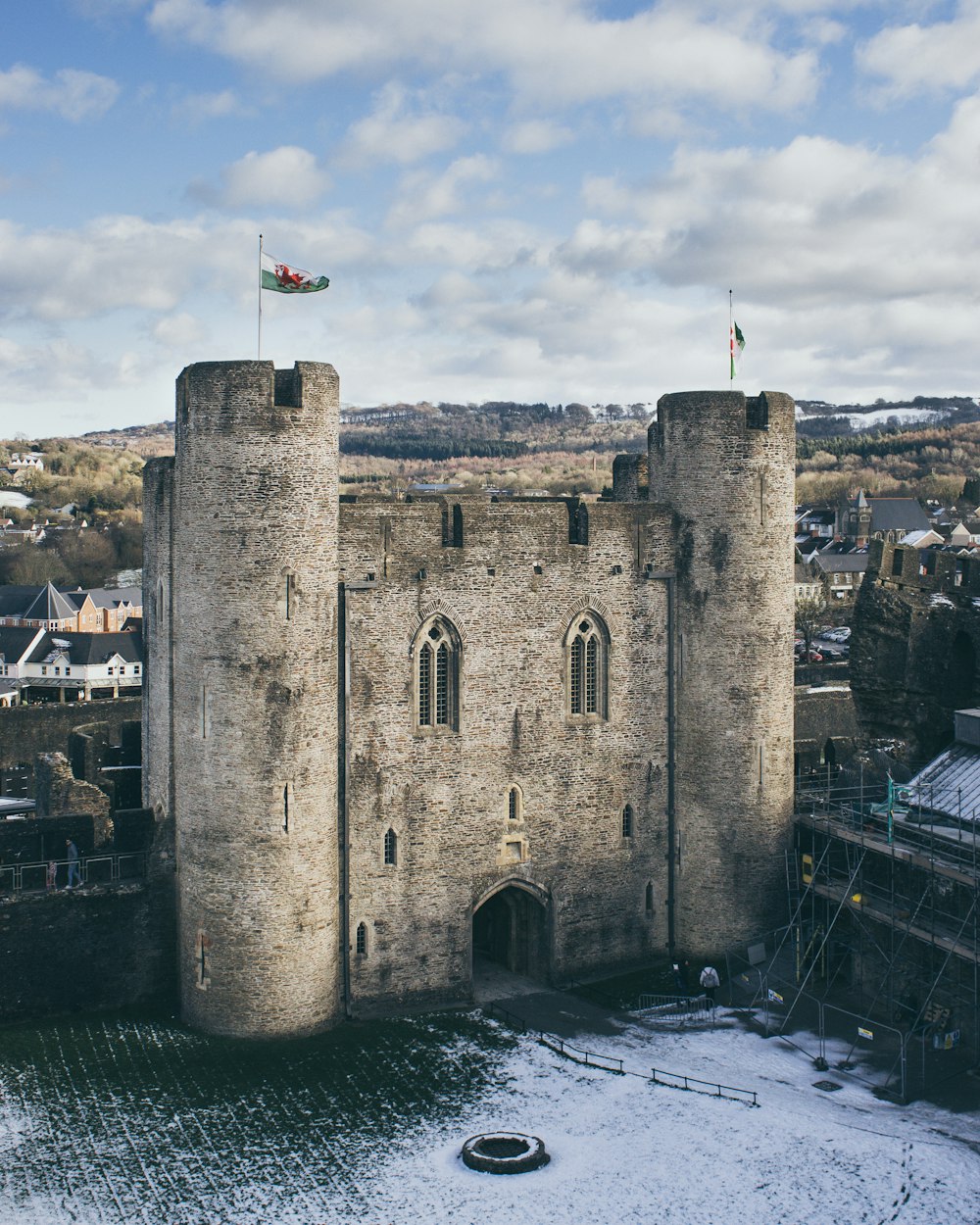 concrete castle during day