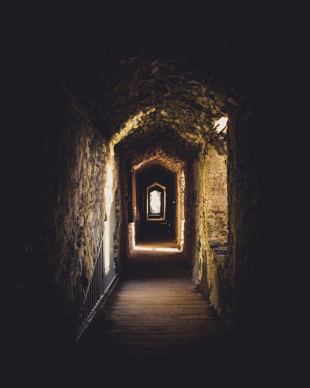 dark hallway