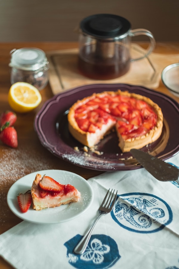 Pie on plate