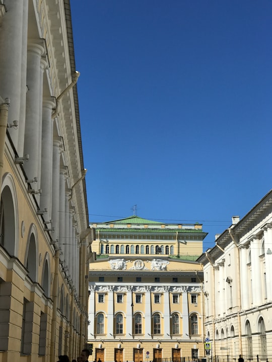 photo of Street Architect Rossi Landmark near Kazan Cathedral