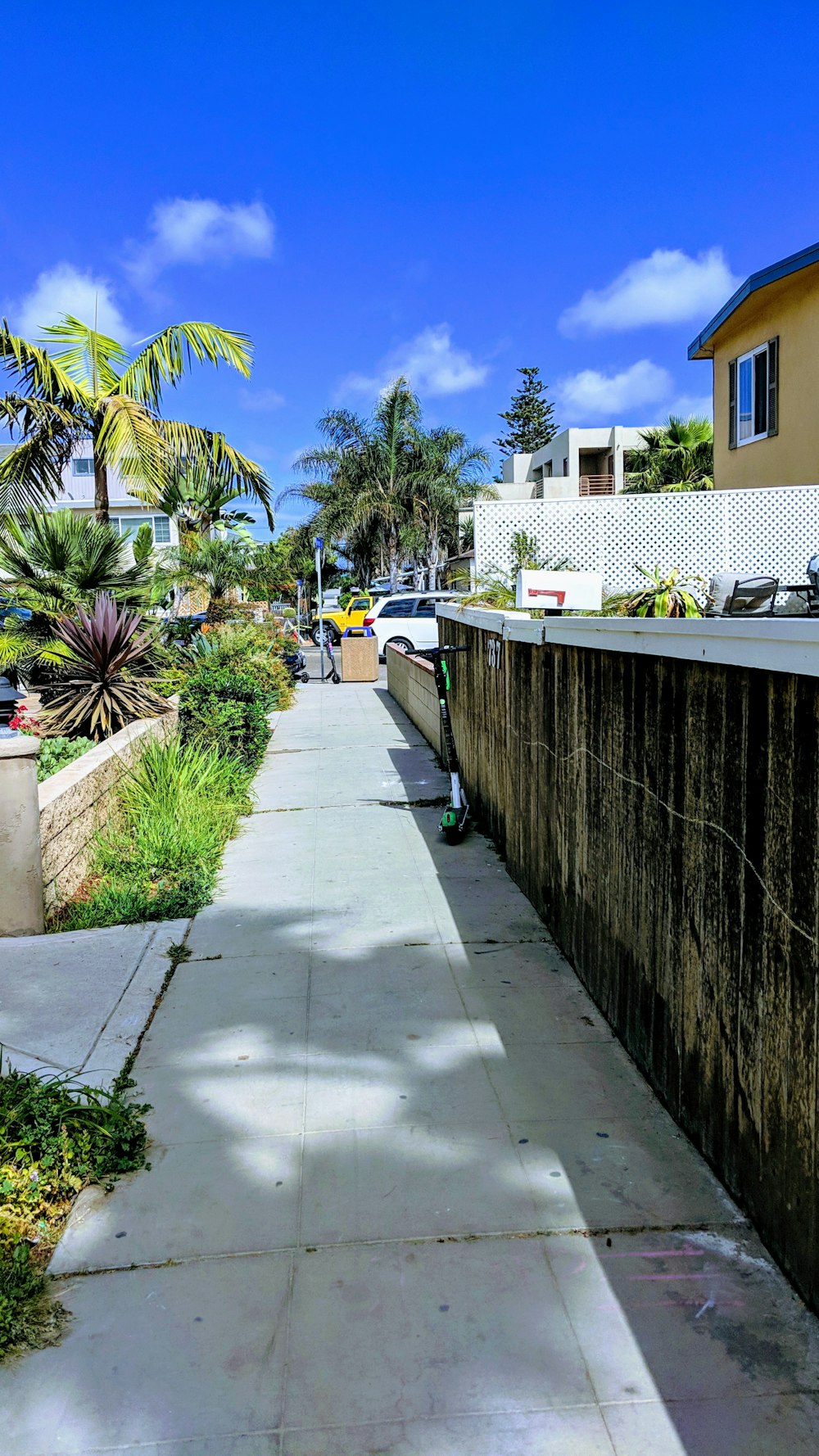 gray concrete walkway