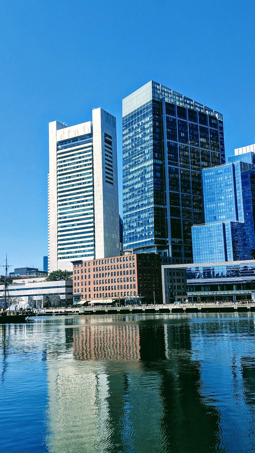 buildings across body of water