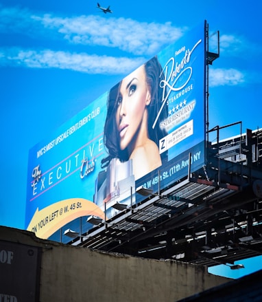 blue billboard