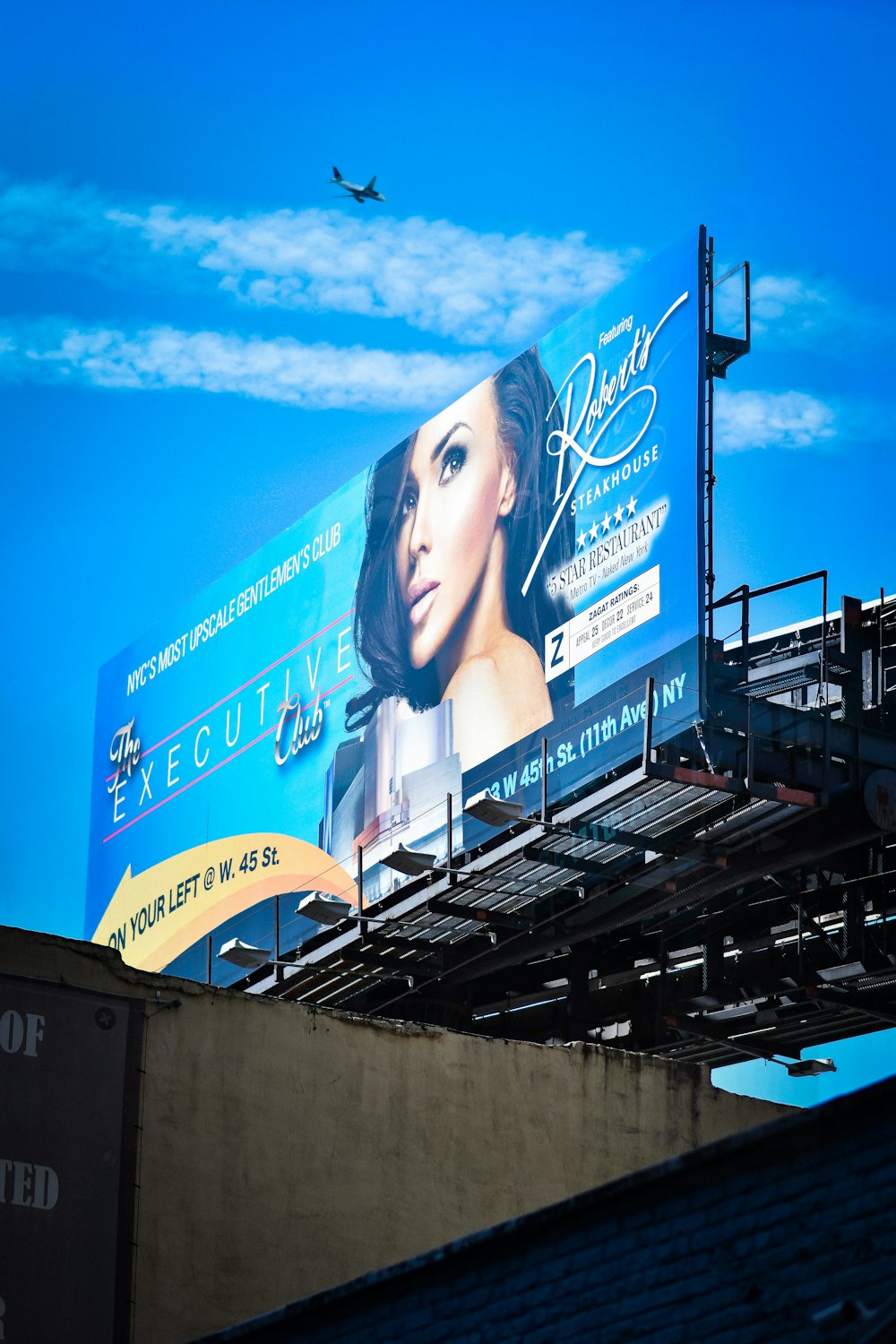 blue billboard