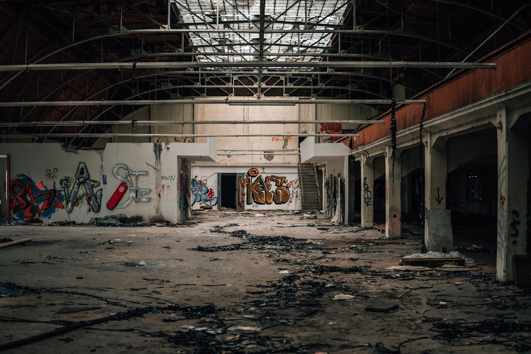 white tenement building interior photo