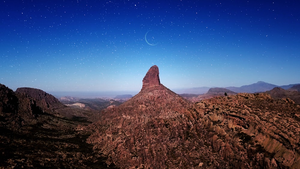 landscape photo of a mountain