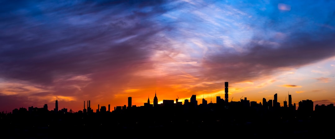 silhouette of buildings