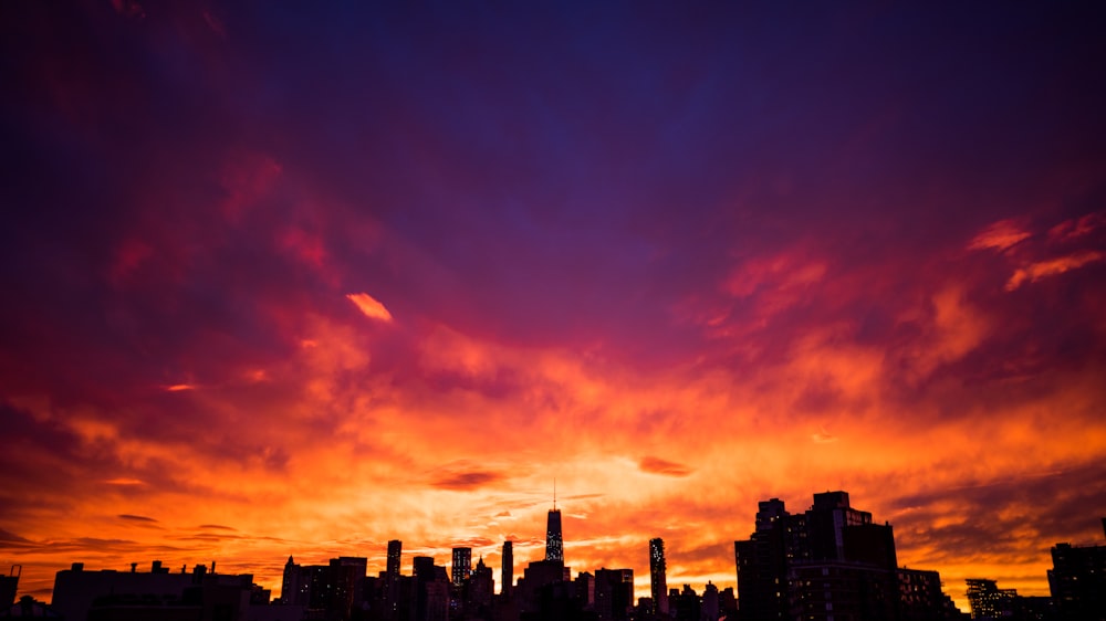 buildings at golden hour