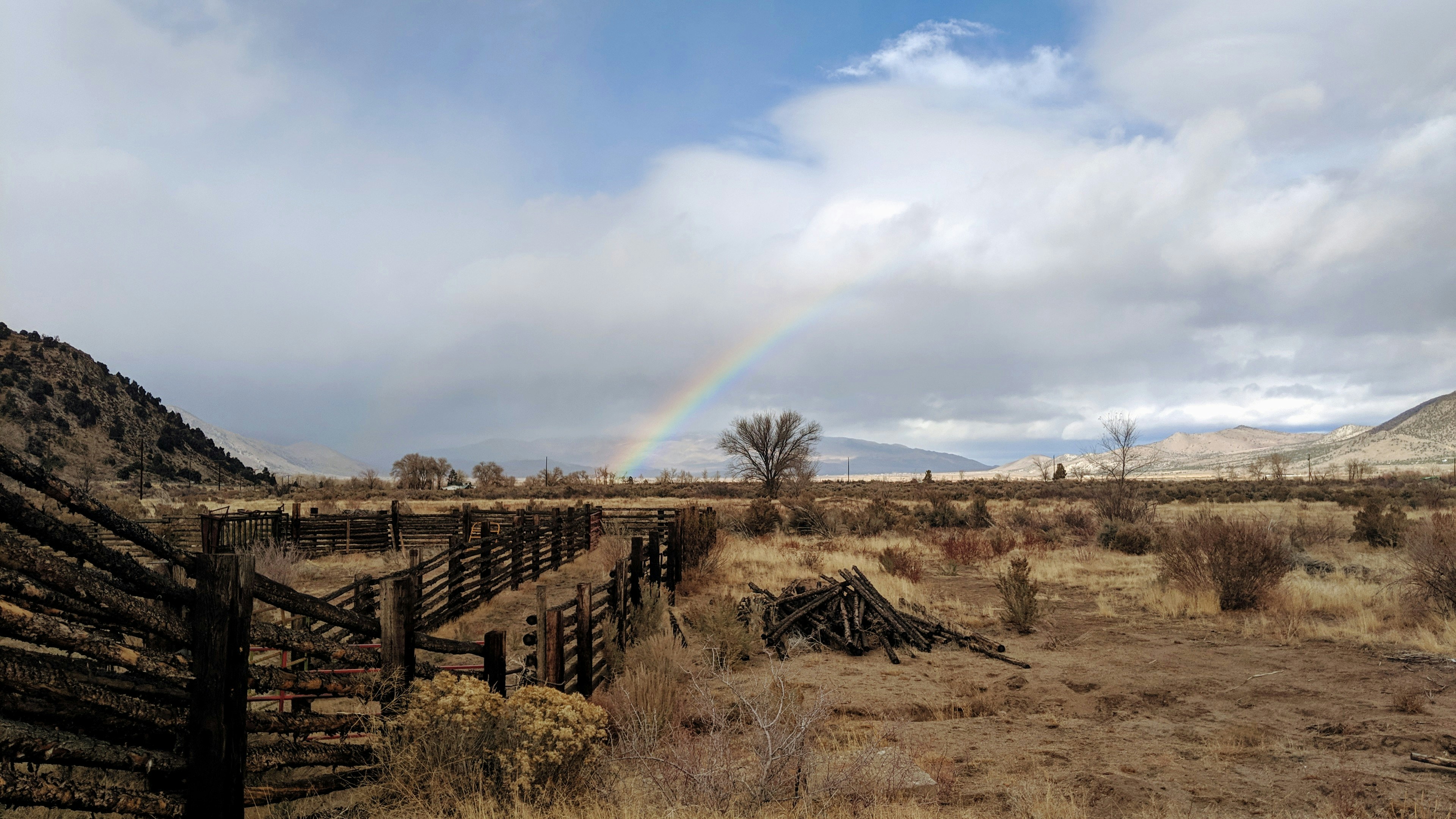 Arco iris durante el día