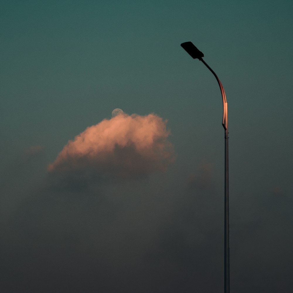 gray lamppost