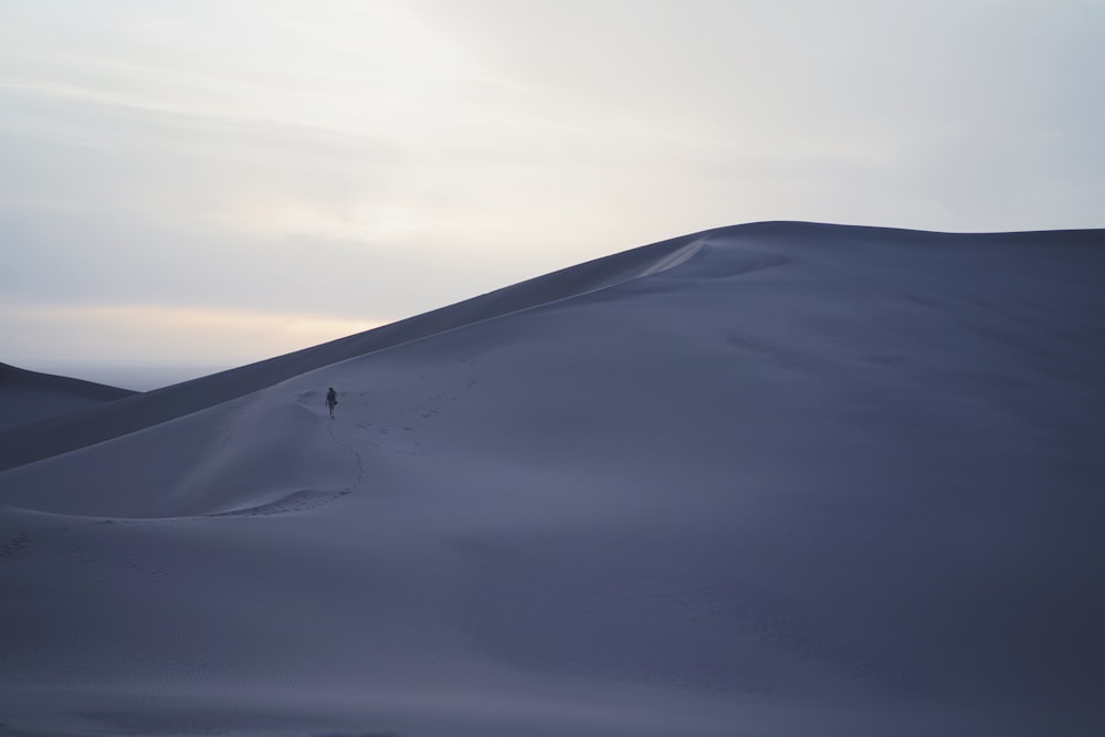 man on mountain