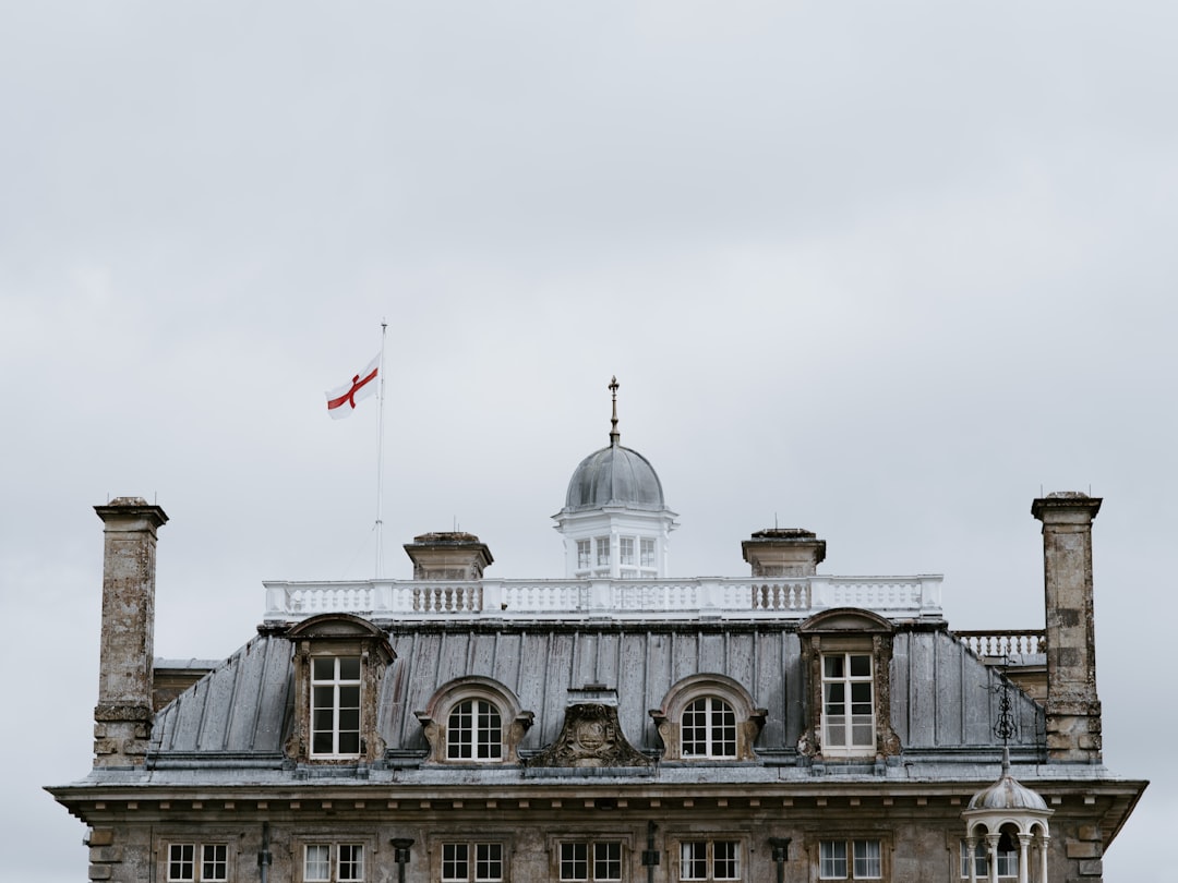 gray and white building