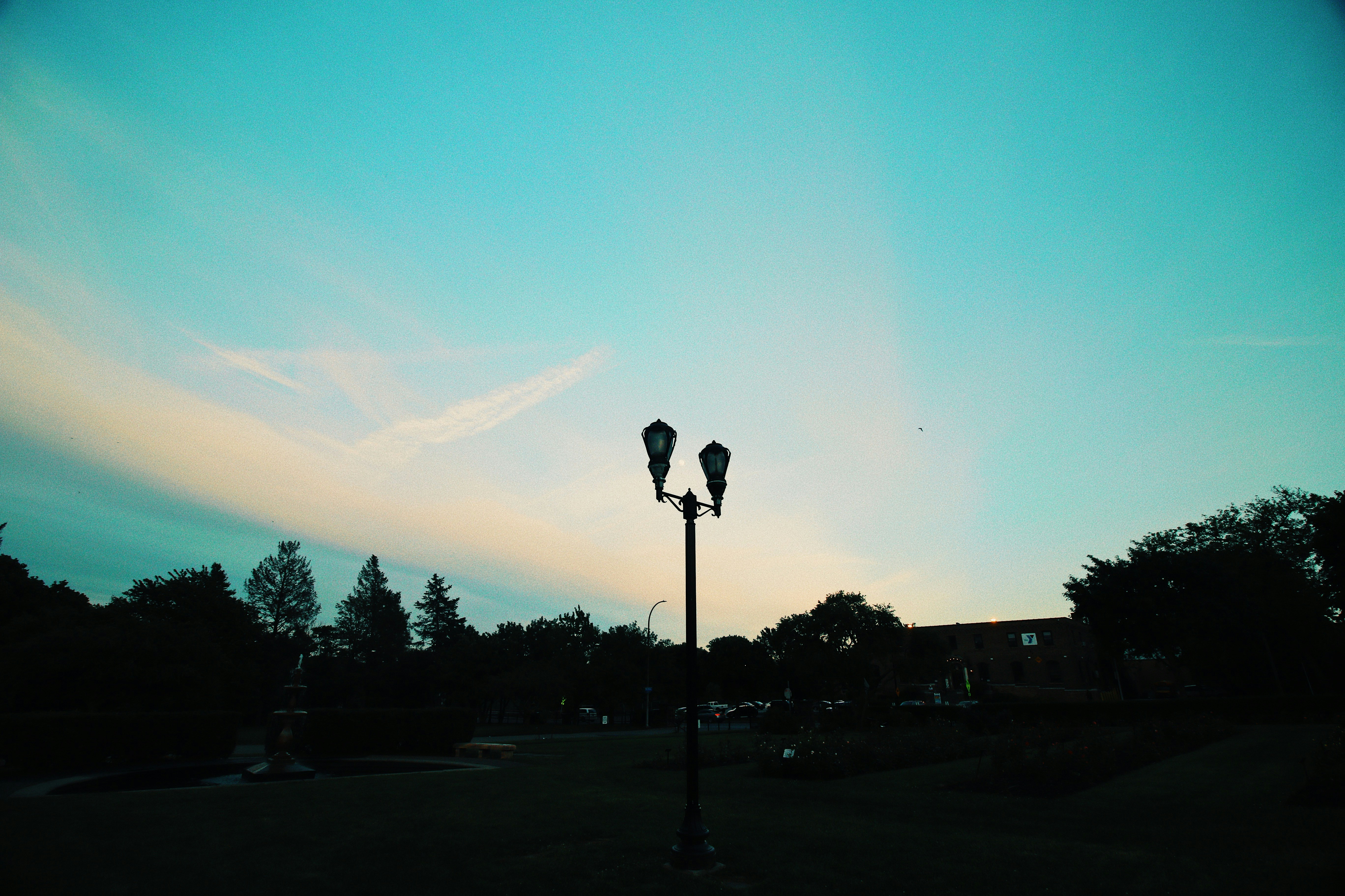 black utility pole post-impressionism teams background