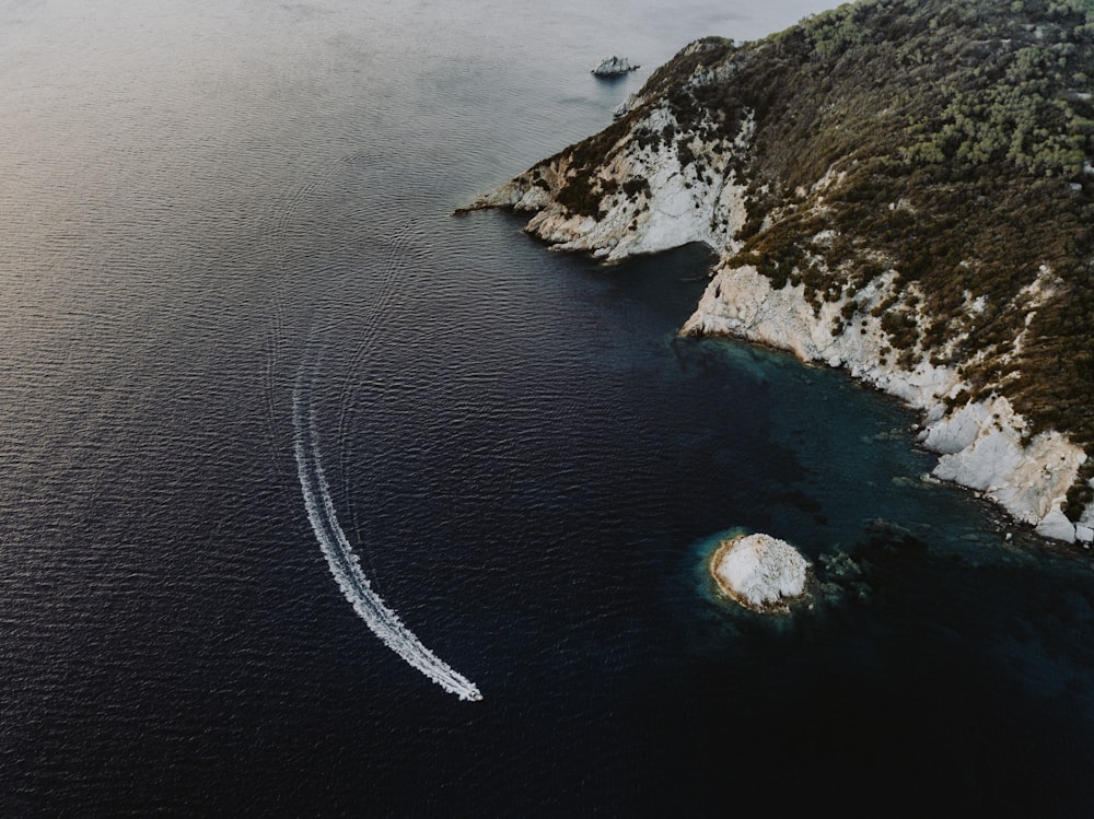 aerial photo of island during daytime