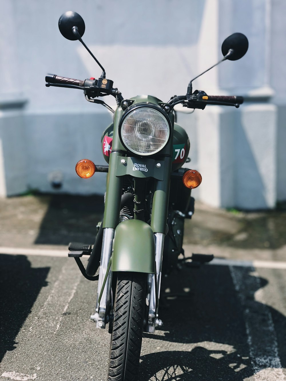 green 70 motorcycle