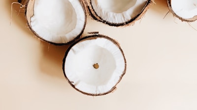 coconuts on white surface