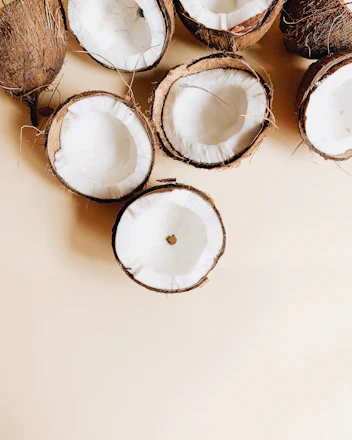 coconuts on white surface