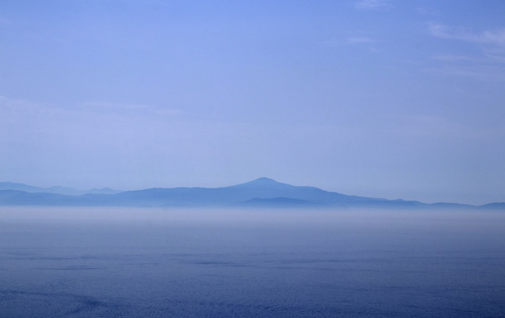 silhouette of mountain