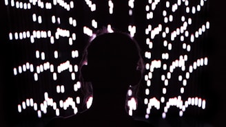 silhouette of woman