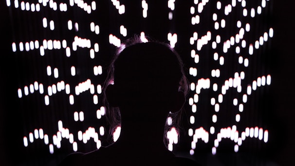 silhouette of woman