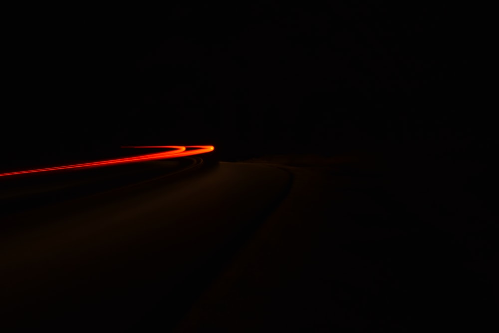 orange LED light in the dark
