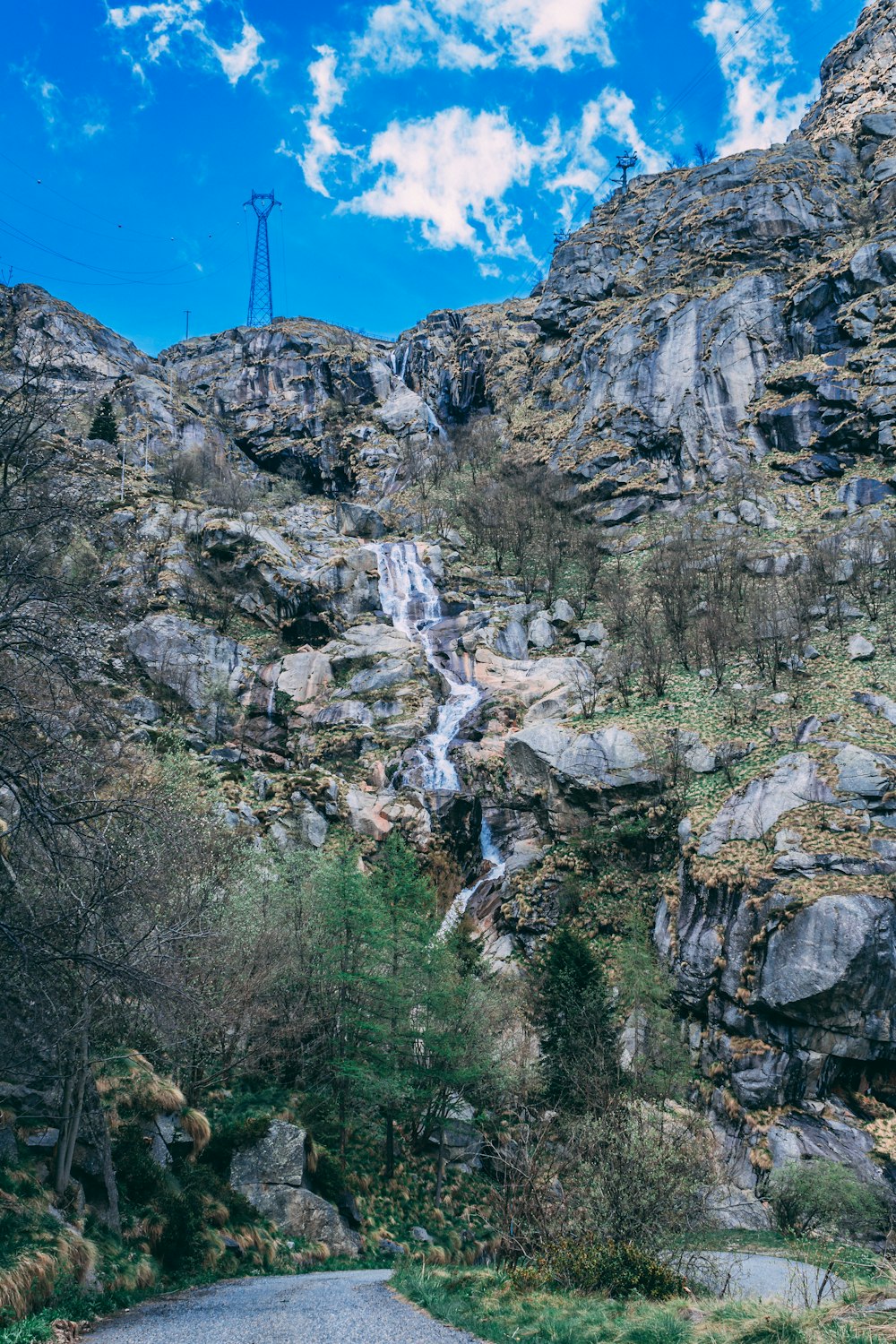 brown rock formation