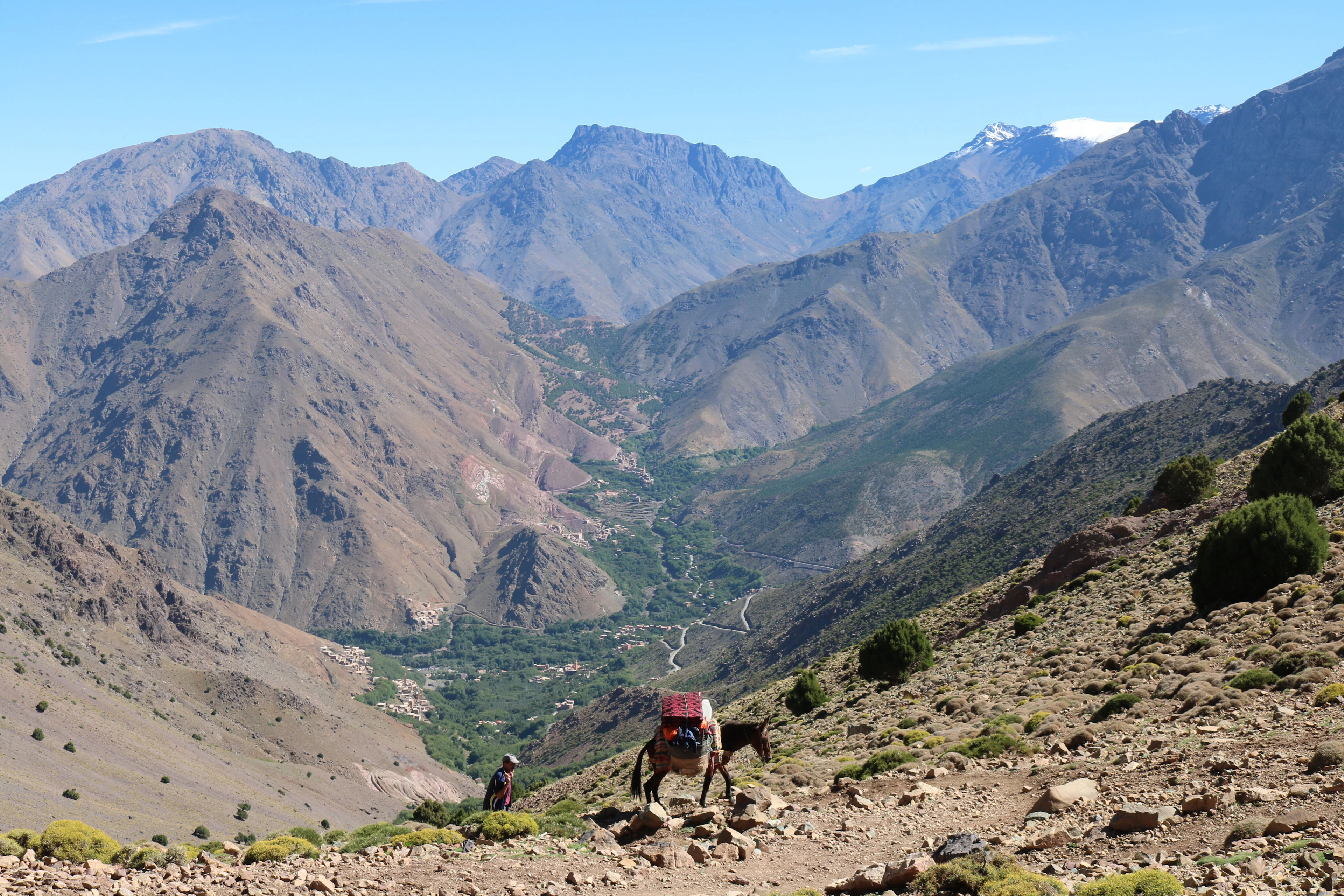 The High Atlas Mountains near Imlil, Morocco