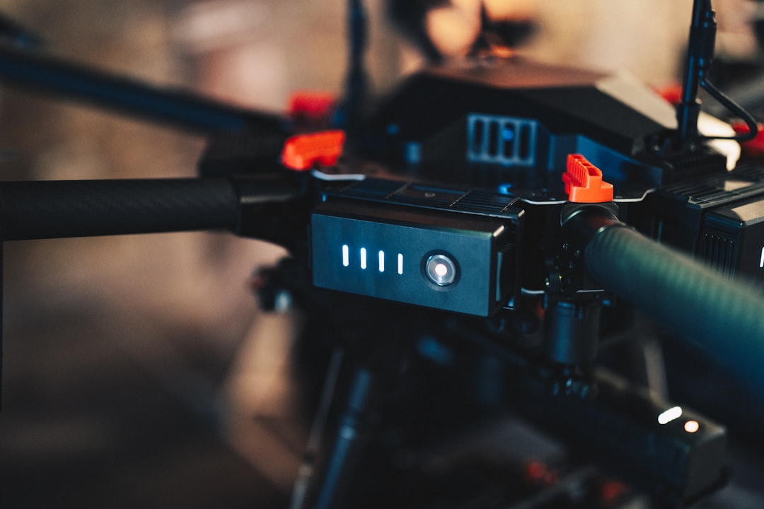 black drone close-up photography