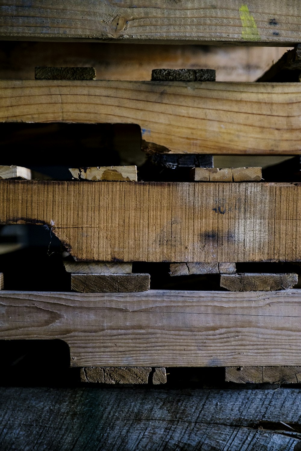 a close up of a piece of wood