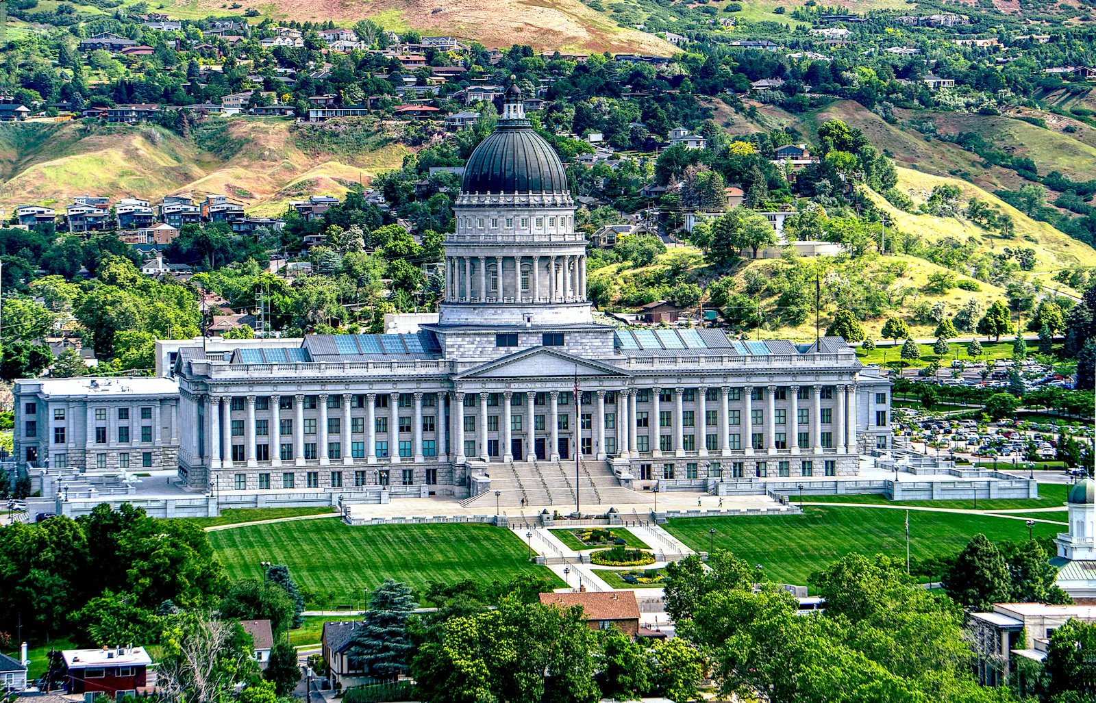 Photograph of the Utah State Capitol building during the day