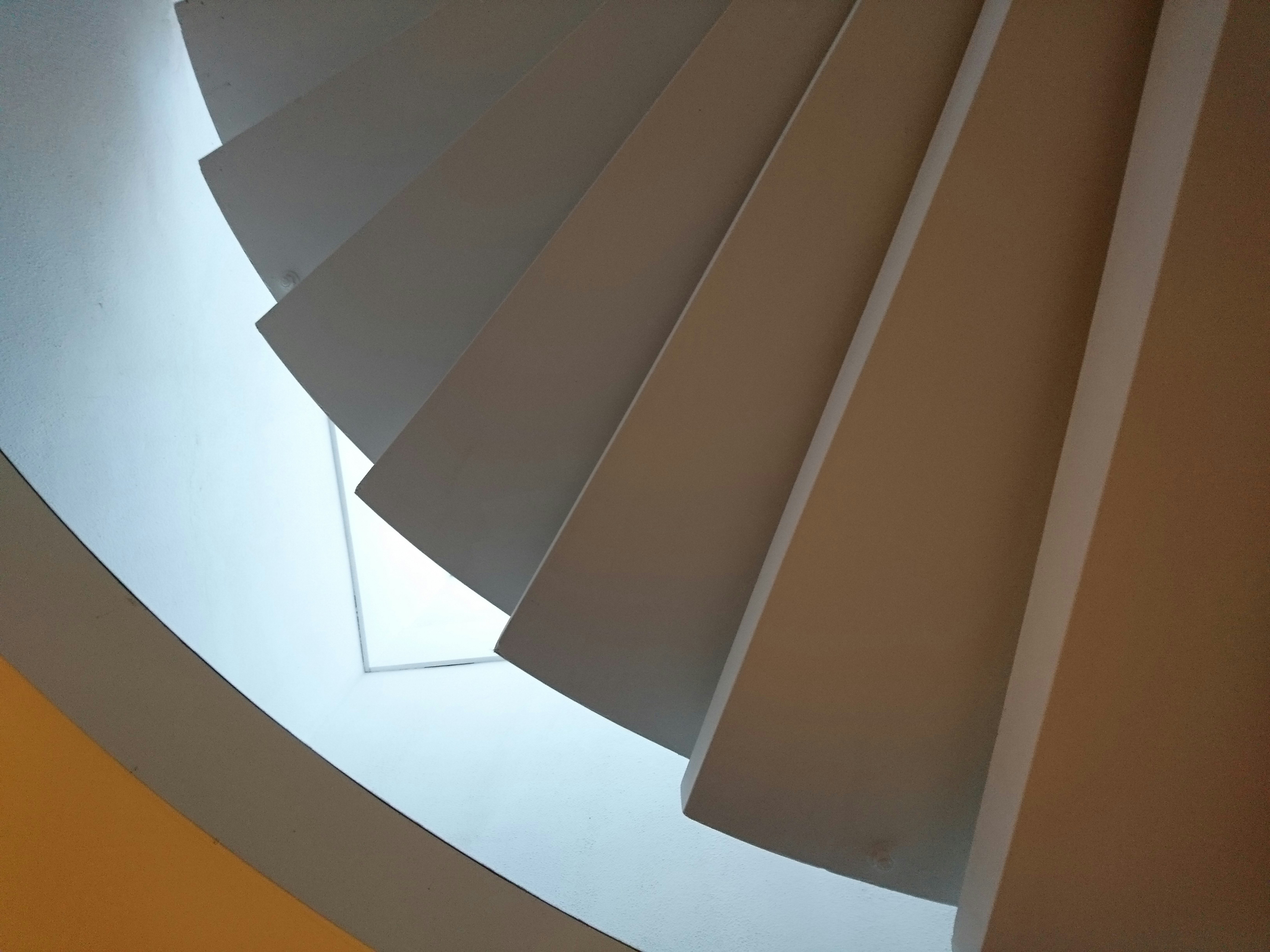 In appreciation of open stairways causing light slip through them.