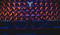 Stylish eyewear showcased against a vibrant background.