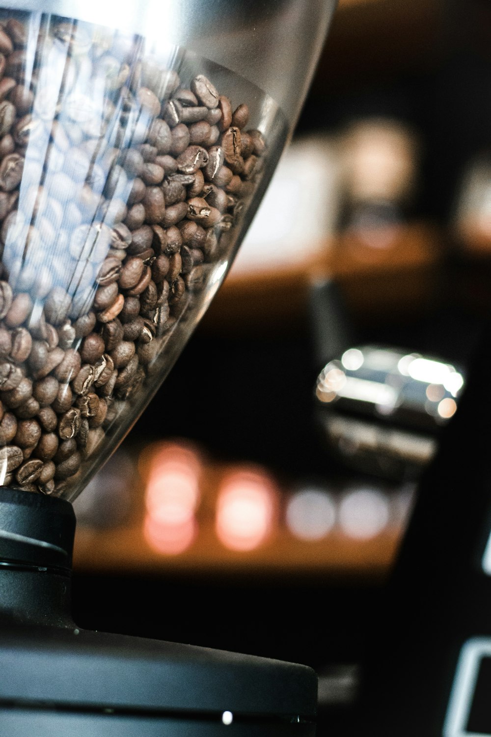 coffee beans in jar