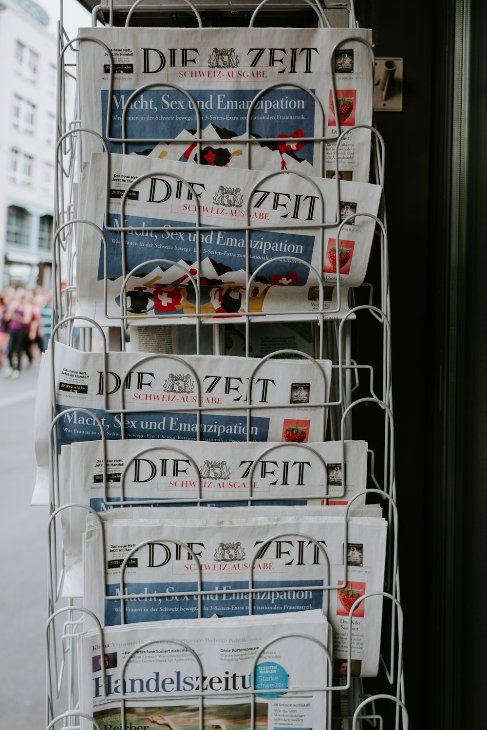 news paper rack