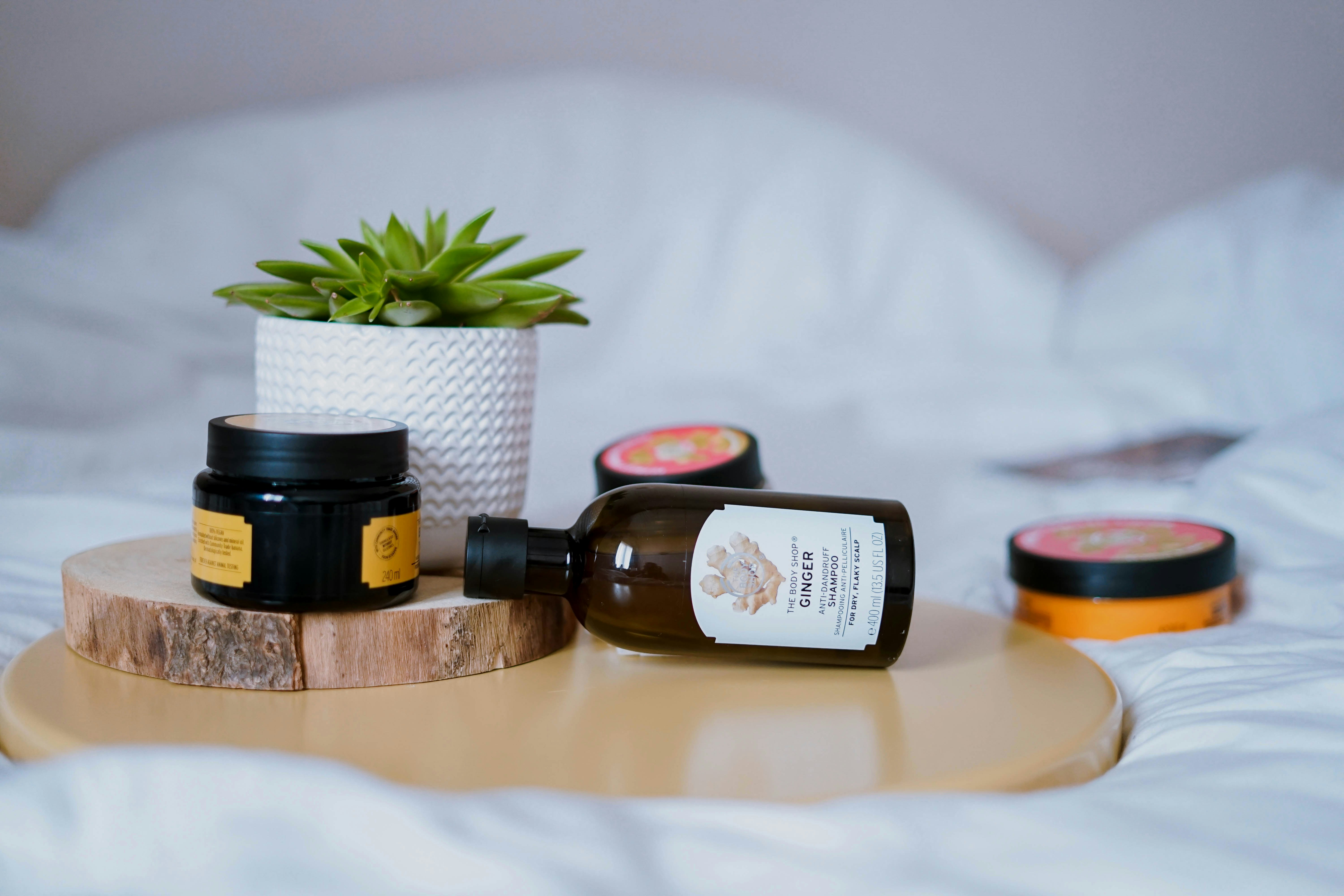 Collection of gentle skincare items - eczema friendly makeup remover