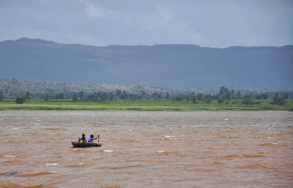 two person on boat