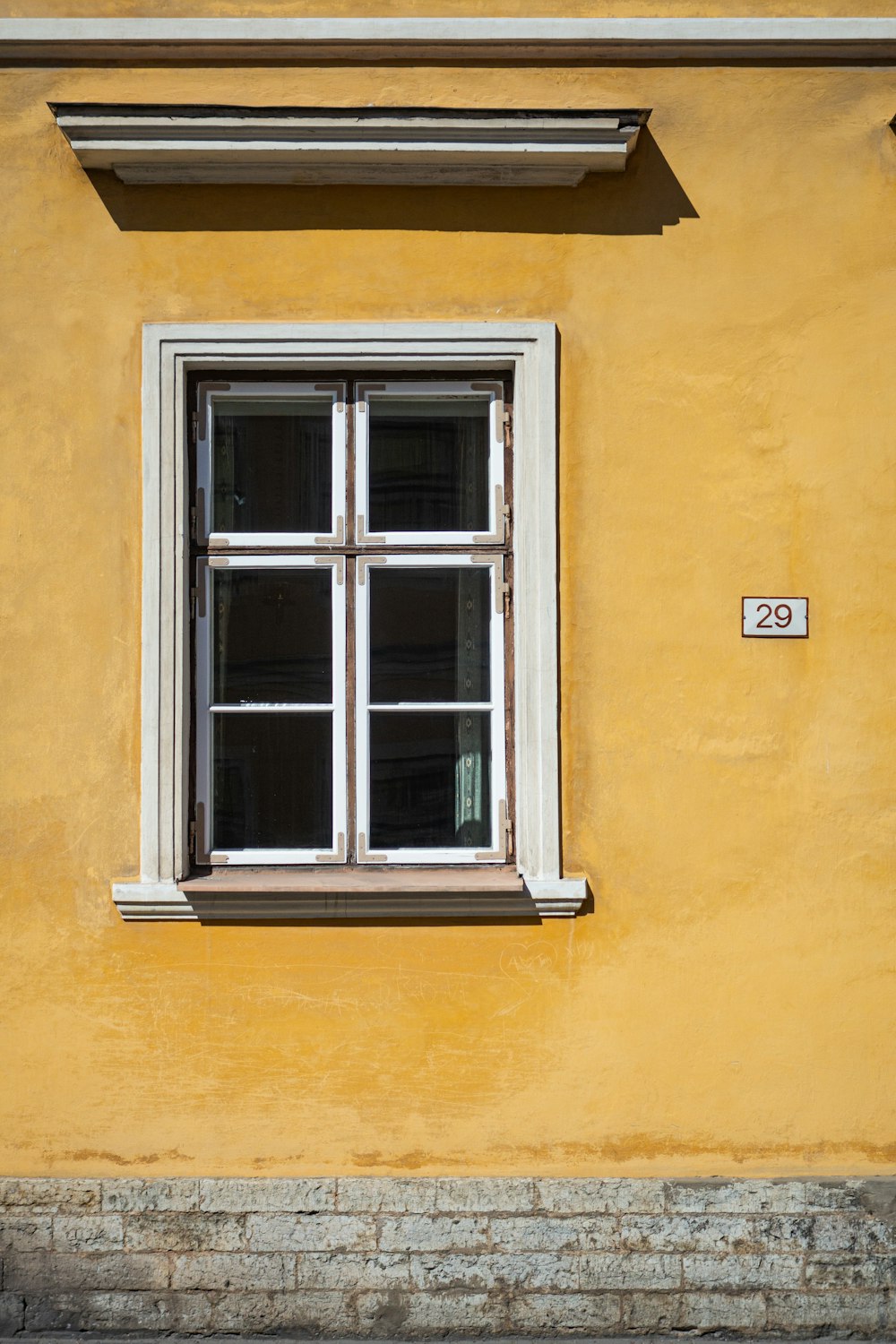 white wooden framed window