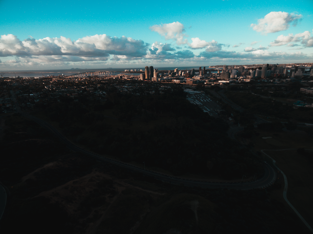 high-angle photography of city during daytime