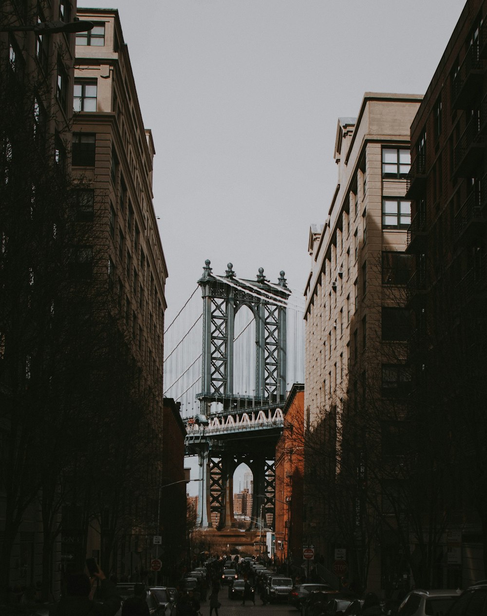 architectural photo of a bridge in New York