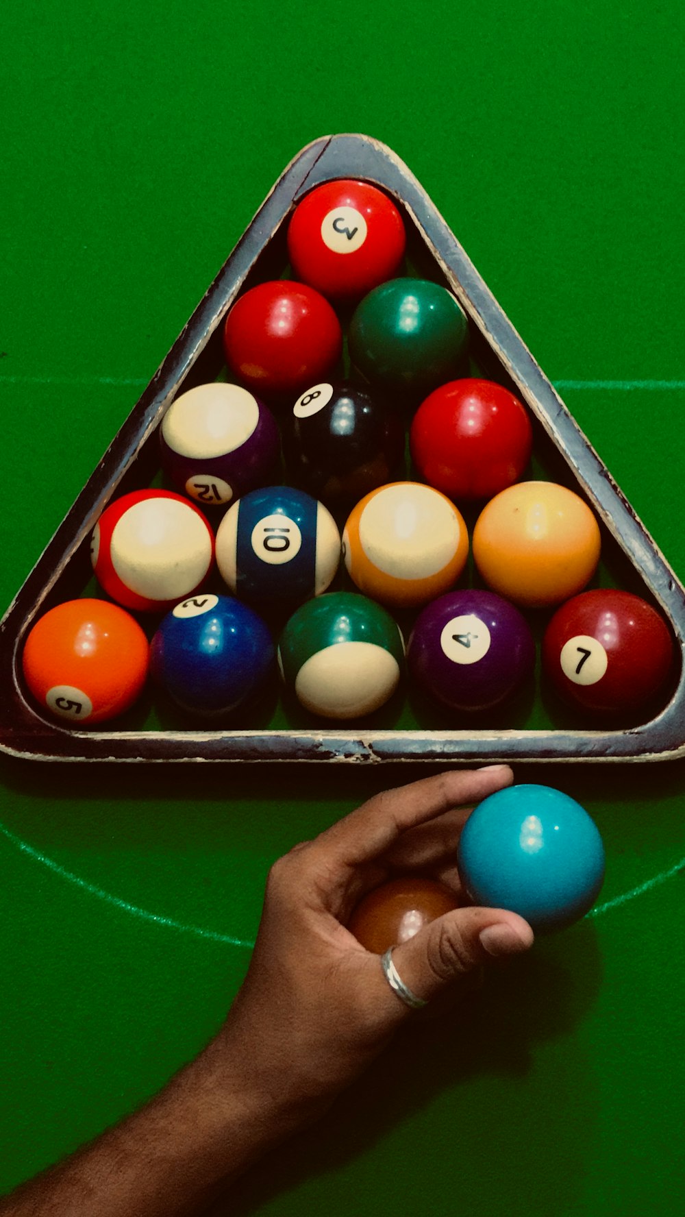 Ensemble de 8 boules de billard