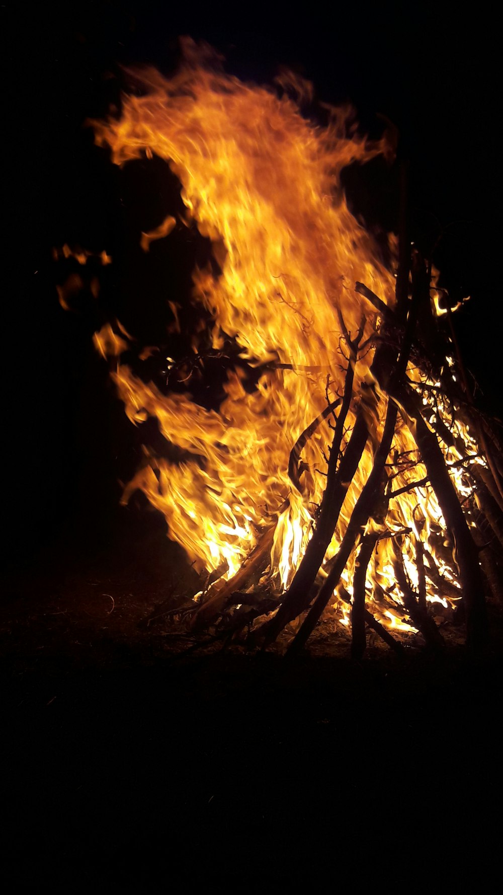 burning pyre