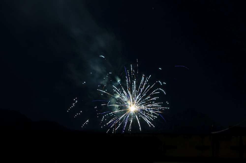 firework at night