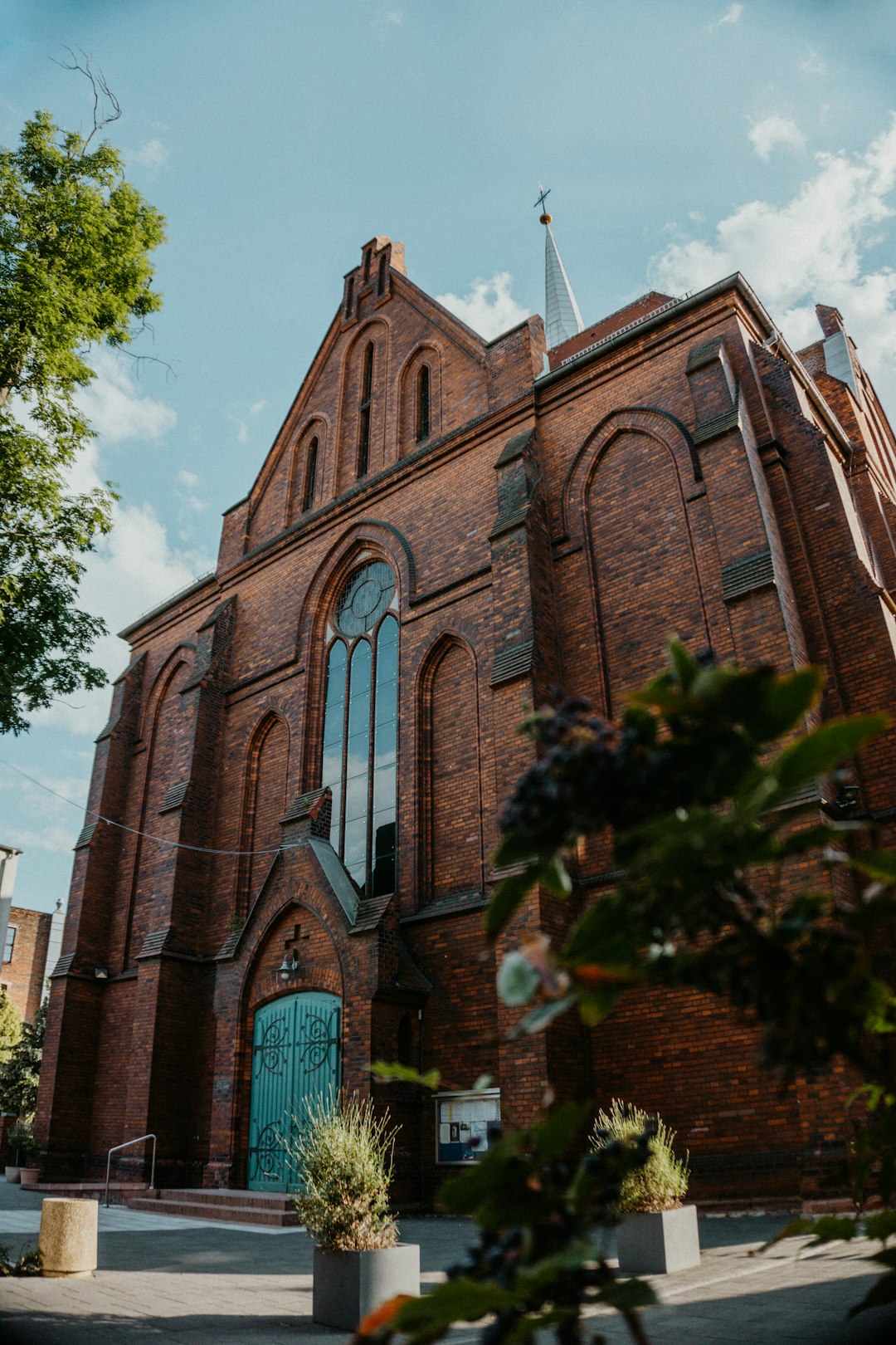 brown concrete church