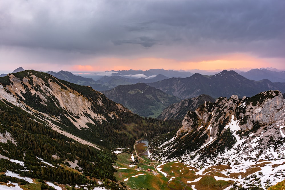 landscape view of mountains