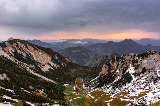 landscape view of mountains in Rotwand Germany