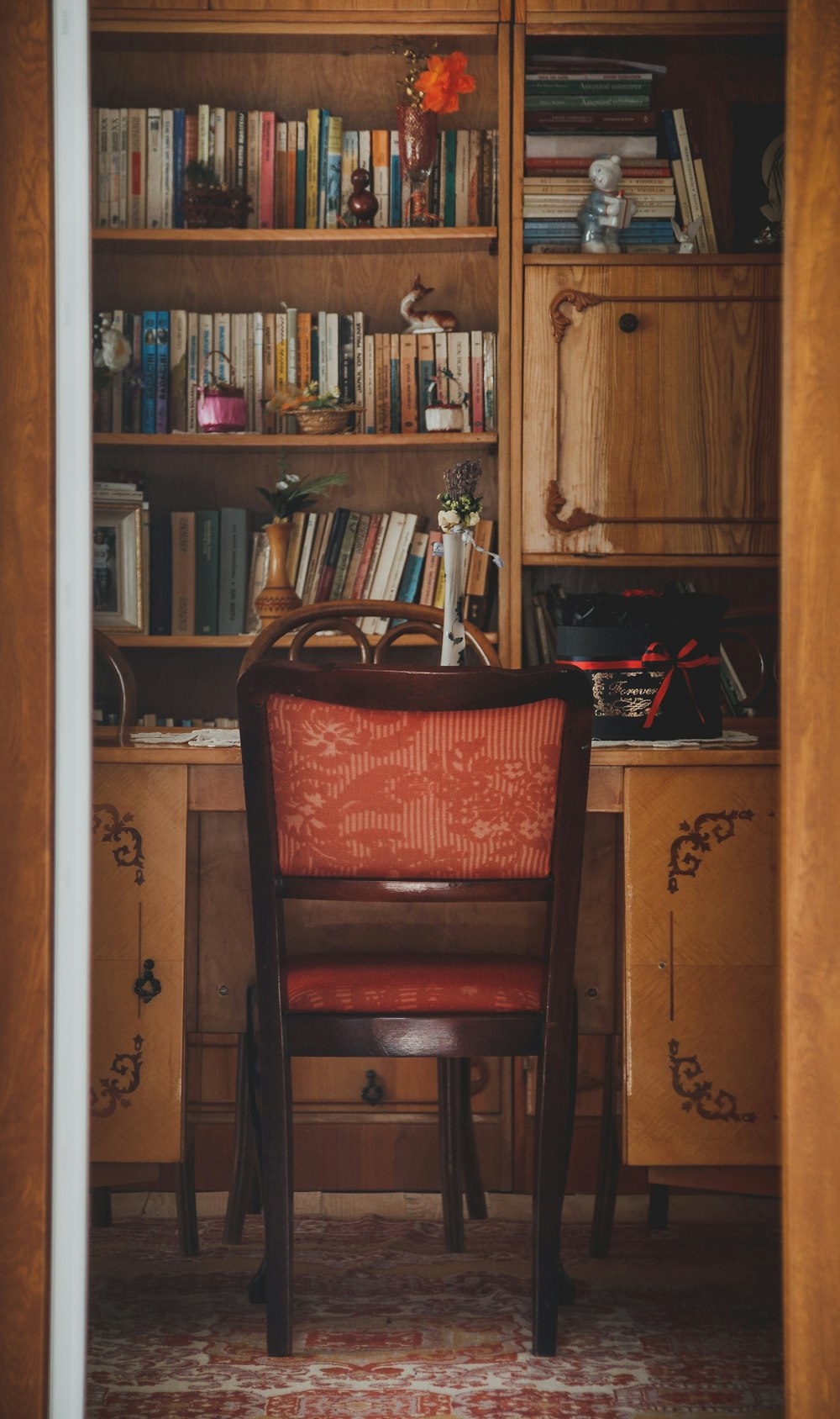 brown wooden chair