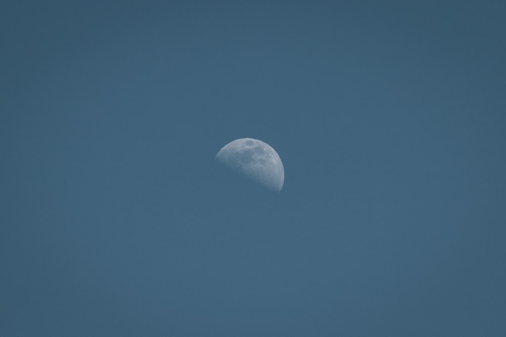 half-moon close-up photography