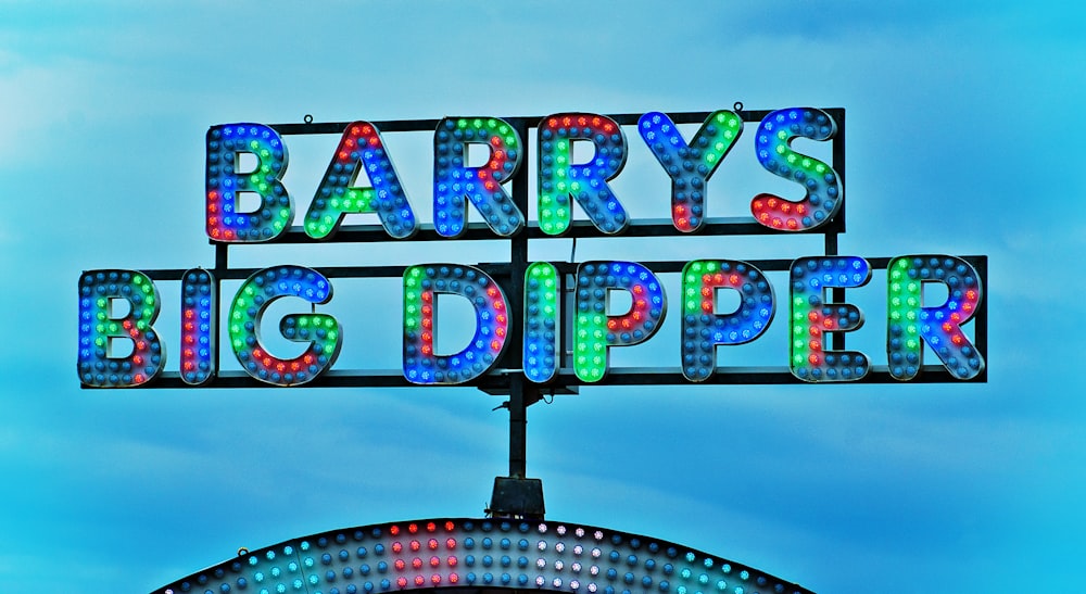 barrys big dipper signage