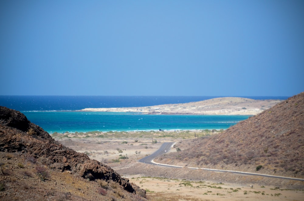 mountain by the ocean