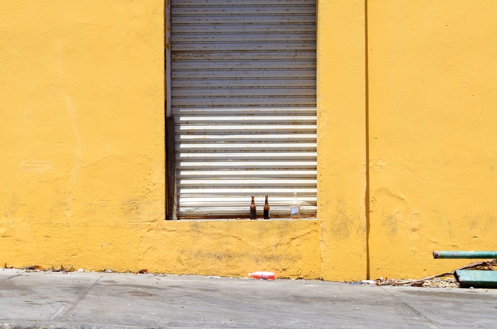 gray roller shutter